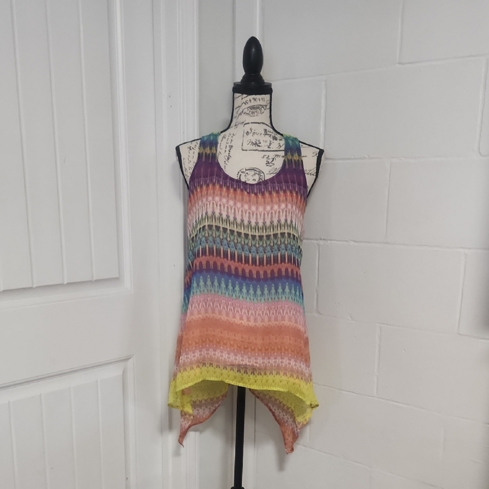 Studio Y Multi Layer Sheer Tank Top